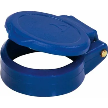 Vodovodní potrubí Protiprachové víčko pro rychlospojku 1/2" samice - modrá barva