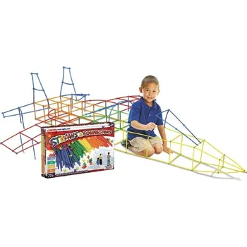 ostatní stavebnice Roylco Brčková stavebnice Straws & Connectors, 705 ks