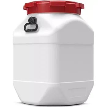 Sud PLASTOVÝ SUD CURTEC 66L HRANATÝ UNX70 BÍLO/ČERVENÝ DRŽADLA ŠROUBOVACÍ VÍKO 36KS/PAL