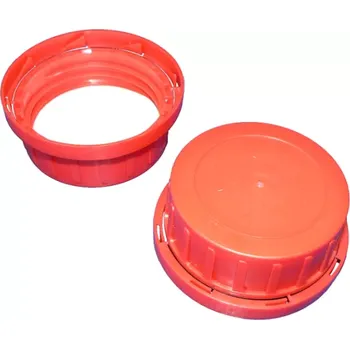 Láhev 805-83691 PP ŠROUBOVACÍ UZÁVĚR ČERVENÝ PRO HDPE LÁHEV 500/750/1000 ML ŠIROKOHRDLOU