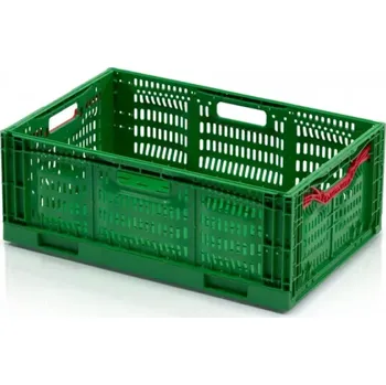 Přepravka na jídlo SKLÁDACÍ PŘEPRAVKA PERFOROVANÁ 600X400X230 MM