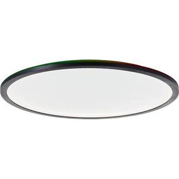 Brilliant G80553/76 Stmívatelné LED svítidlo MOSAKO GLITTER černé, průměr 50cm, CCT, RGB podsvícení