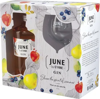 Gin June Gin Peach 0,7l 37,5% + 1x sklo GB