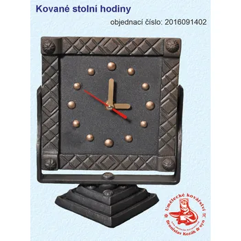 Hodiny Kované stolní hodiny - 2016091402
