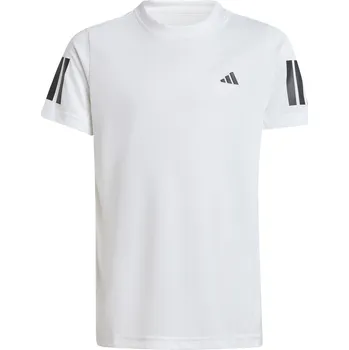 Pánská móda ADIDAS Dětské tenisové tričko Club Tennis 3-Stripes 9 LET BÍLÁ