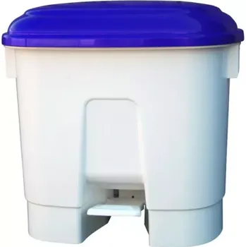 Odpadkový koš ODPADKOVÝ KOŠ SARA 30 L, ROZM. 51 X 37 X 47 CM BÍLO-MODRÝ