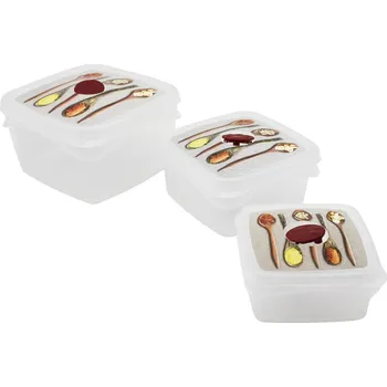 BAMA Sada dóz na potraviny FRESKA FANTASY, lžičky