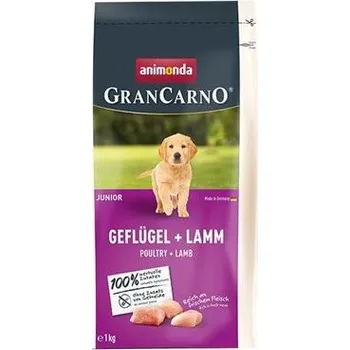 Krmivo pro psa GranCarno Dog DryFood Junior s drůbežím a jehněčím masem, 1kg