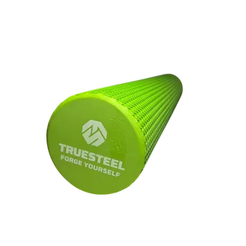 Pěnový válec TRUESTEEL Masážní válec - Foam roller 90 cm Zelený