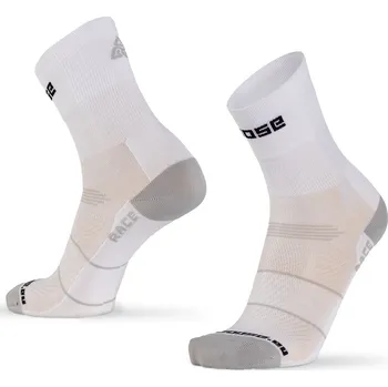 Pánské ponožky Moose Cyklistické ponožky RACE Classic Barva: Bílá, Velikost: XS