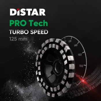 Brusný kotouč DI-STAR kotouč diamantový BRUSNÝ "PRO TECH" 125x22,23 na beton a cihly