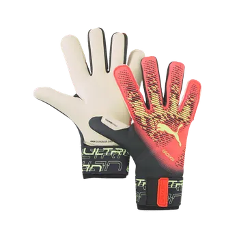 Brankářské rukavice Puma ULTRA Grip 1 Hybrid červená UK 8,5
