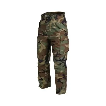 Pánské kalhoty Kalhoty M65 Nyco Sateen, Helikon, US Woodland, L, Prodloužené