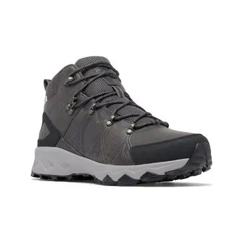 Pánská treková obuv Trekingová obuv Columbia Peakfreak II Mid Outdry Leather 2100701 Šedá 44