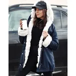 Dámský kabát DSTREET STARBURST TMAVĚ MODRÁ XL