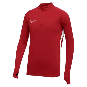 Pánská mikina Nike Academy 19 Drill Top červená/černá UK Junior S