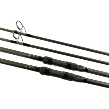 Rybářský prut Harrison Advanced Rods Harrison kaprový prut Trebuchet UFR 13ft 4,3lb All Black, sedlo 1K Carbon, Abbreviated, Kigan ZDZ Gunsmoke 50mm