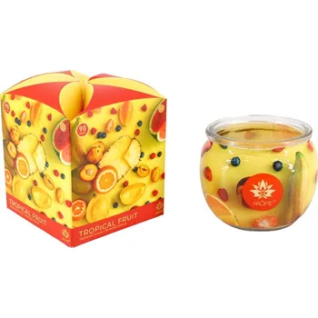 ARÔME Svíčka 90 g, ve skle a flower boxu, Tropical Fruit
