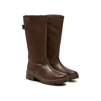 Dámské kozačky Kozačky Jana 8-26661-43 Hnědá 39