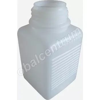 Láhev 310-70538 HDPE LÁHEV 250 ML NATUR HRANATÁ ŠIROKOHRDLÁ, BEZ UZÁVĚRU