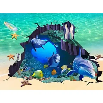 Diamantové malování Diamantové malování/Huacan - Podmořský svět