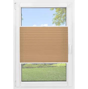 Roleta Plisa Termoizolaení plisovaná roleta Sand Silver 107 cm x volitelná výška