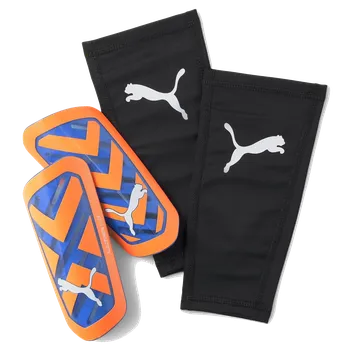 Fotbalový chránič Puma ULTRA Flex Sleeve oranžová/modrá UK L