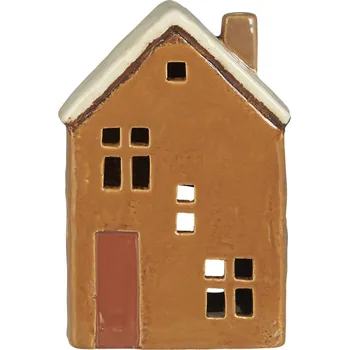 Svícen Ib Laursen Kameninový svícen Brighton Rust-coloured door