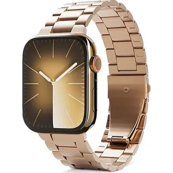 Chytré hodinky Epico Metal Band for Apple Watch SE (44mm)/Series 1-9 (42/44/45mm) 10-11 (46mm)/Ultra (49mm) - hvězdně bílá + DOPRAVA ZDARMA