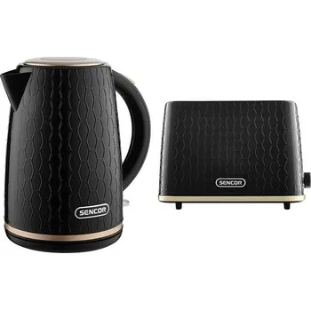 Rychlovarná konvice Sencor SWK 7201BK + Topinkovač Sencor STS 7201BK + DOPRAVA ZDARMA