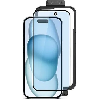 Epico 3D+ Glass Blue Light Protection with installation frame iPhone 15
