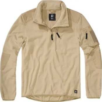 Pánská mikina Mikina Fleece Troyer Ripstop, Brandit, Camel, L