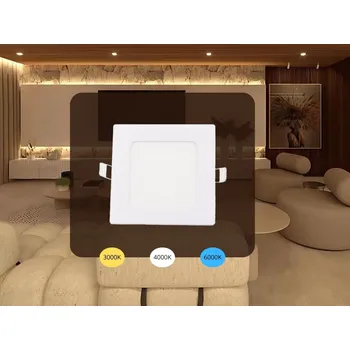 LED panel LED vsazený panel 6W / PS / SMD / CCT / WH - LPL231