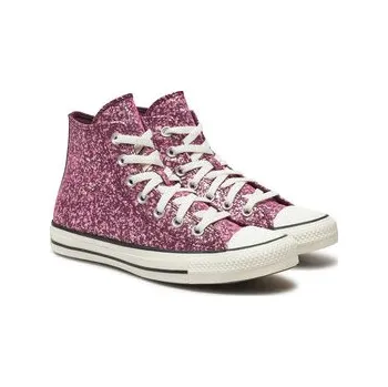 Pánské tenisky Plátěnky Converse Chuck Taylor All Star Glitter Hi A11137C Růžová 42