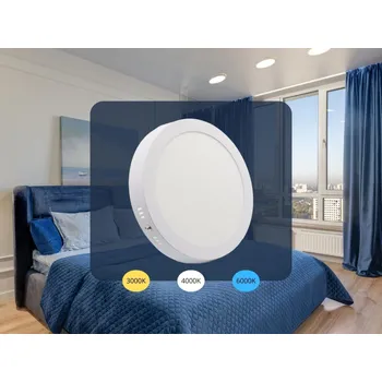 LED panel LED přisazený panel 18W / PRSF / SMD / CCT / WH - LPL334