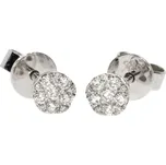 Zlatnictví Helios Zlaté jemné náušnice s brilianty