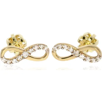 Náušnice Zlatnictví Helios Dámské náušnice se nekonečno