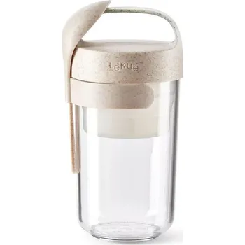 Lekue, Krabička na svačinu To Go Organic s lžičkou 600 ml - Formadore