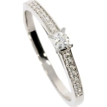 Prsten Zlatnictví Helios Prsten zlato s Diamanty