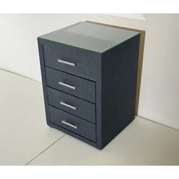 Ložnicová sestava Čalouněný noční stolek Sky šedý