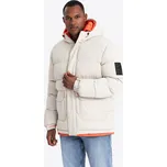 Pánská zimní bunda OMBRE OM-JAHP-0208 ASH XL