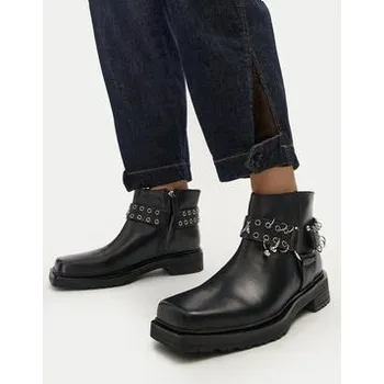 Dámské kozačky Polokozačky Patrizia Pepe 2Y0022/L078 Černá 35