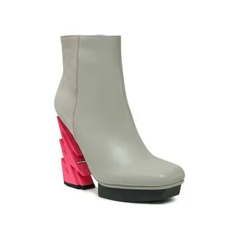 Dámské kozačky Polokozačky United Nude Glam Square 1075079816 Bílá 41