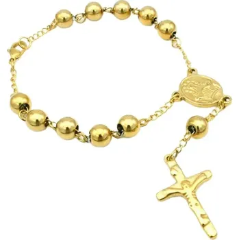 Náramek Gaira® Náramek Růženec 3235, Barva zlatá