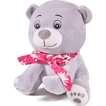 plyšák Tegatex Plyšák - Medvídek Kubo sedící šedý