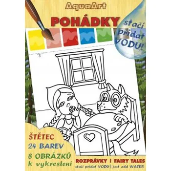 Desková hra AquaArt A4 Pohádky omalovánka