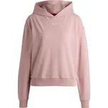 HUGO dámská mikina pudrová - Pudrová / M