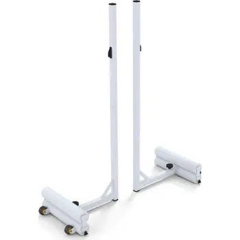 CARRINGTON Mobilní badmintonové sloupky s protizávažím BÍLÁ