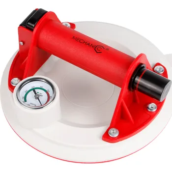 Stavební technika DI-STAR Přísavka vakuová s manometren v kufru POWERFIX 110kg bílá