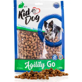 Pamlsek pro psa KIDDOG AGILITY GO mini kousky s králíkem 250 g (min. odběr 5 bal.)